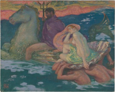 Poseidon and Amphitrite by Rupert Bunny